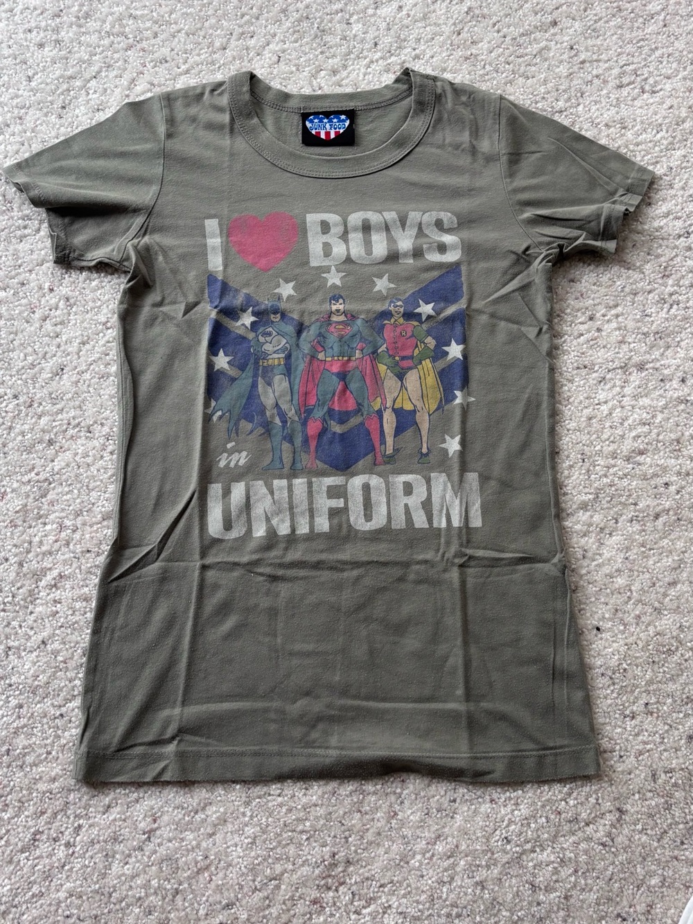 Junk Food Clothing Superhero Graphic Tee